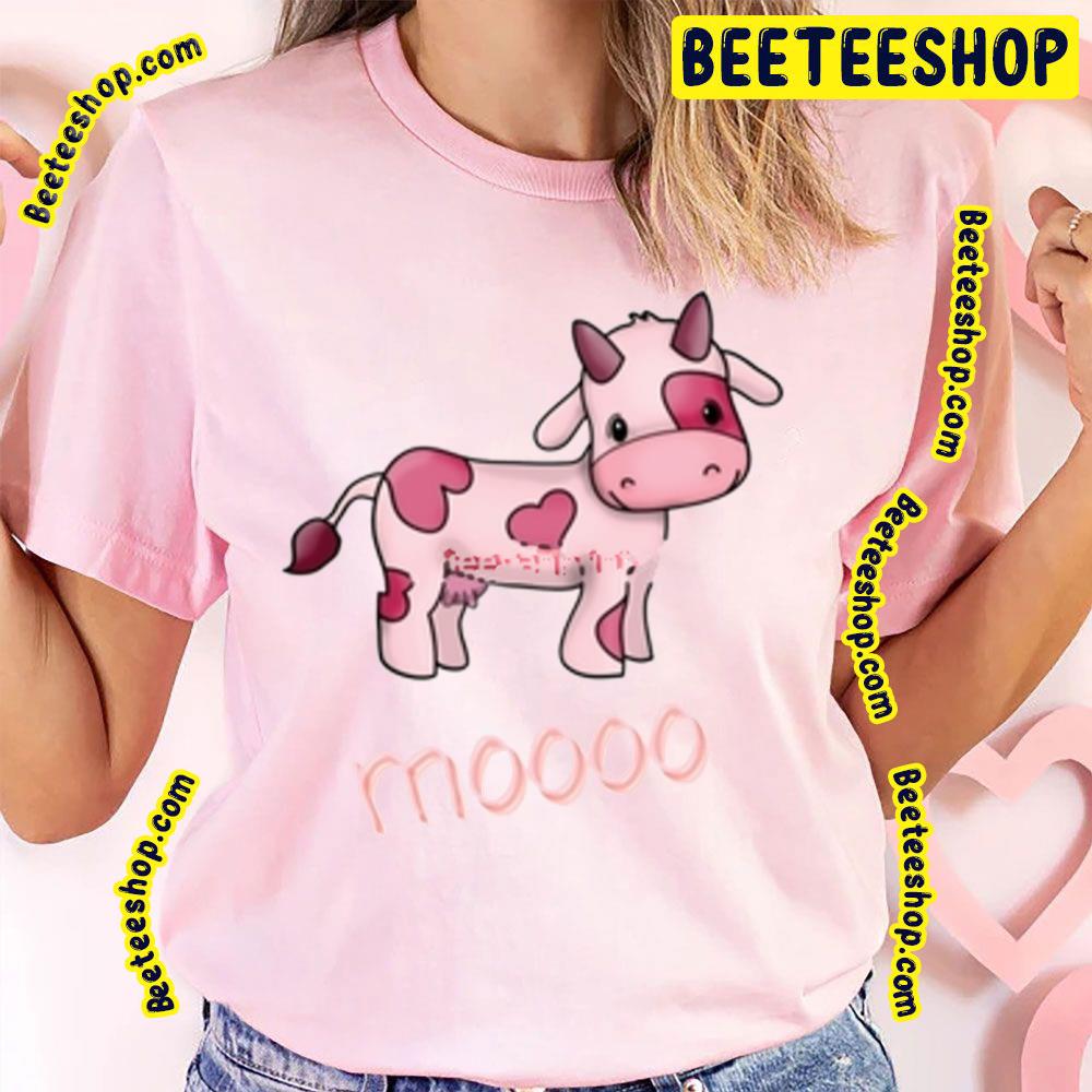 Moooo Strawberry Cow Trending Unisex T-Shirt