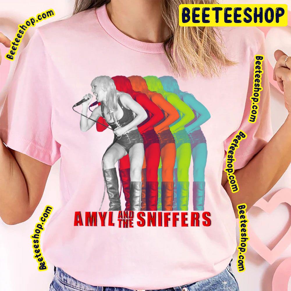 Multicolor Amyl And The Sniffers Trending Unisex T-Shirt