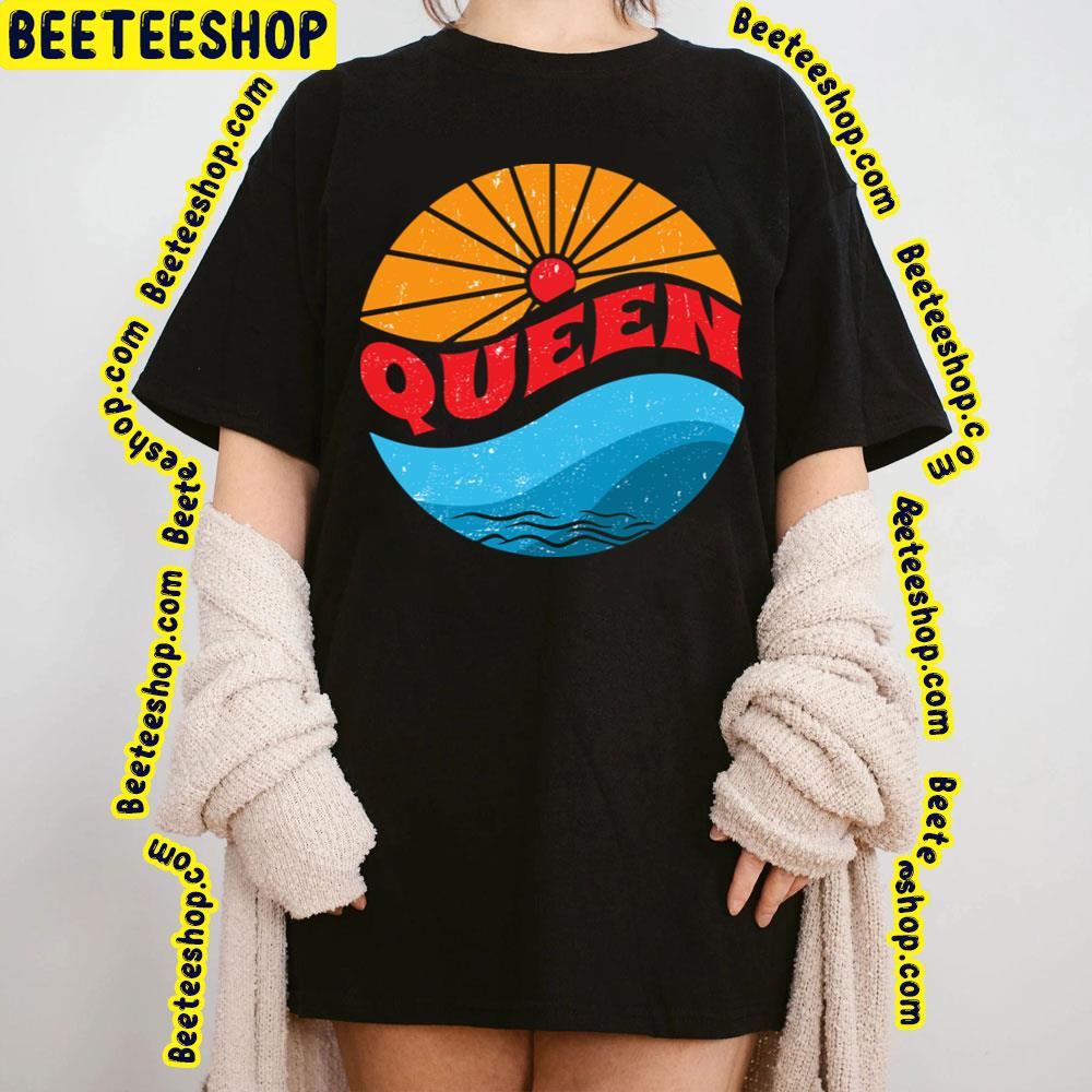 Queen Vintage Sun 70s 80s 90s Trending Unisex T-Shirt