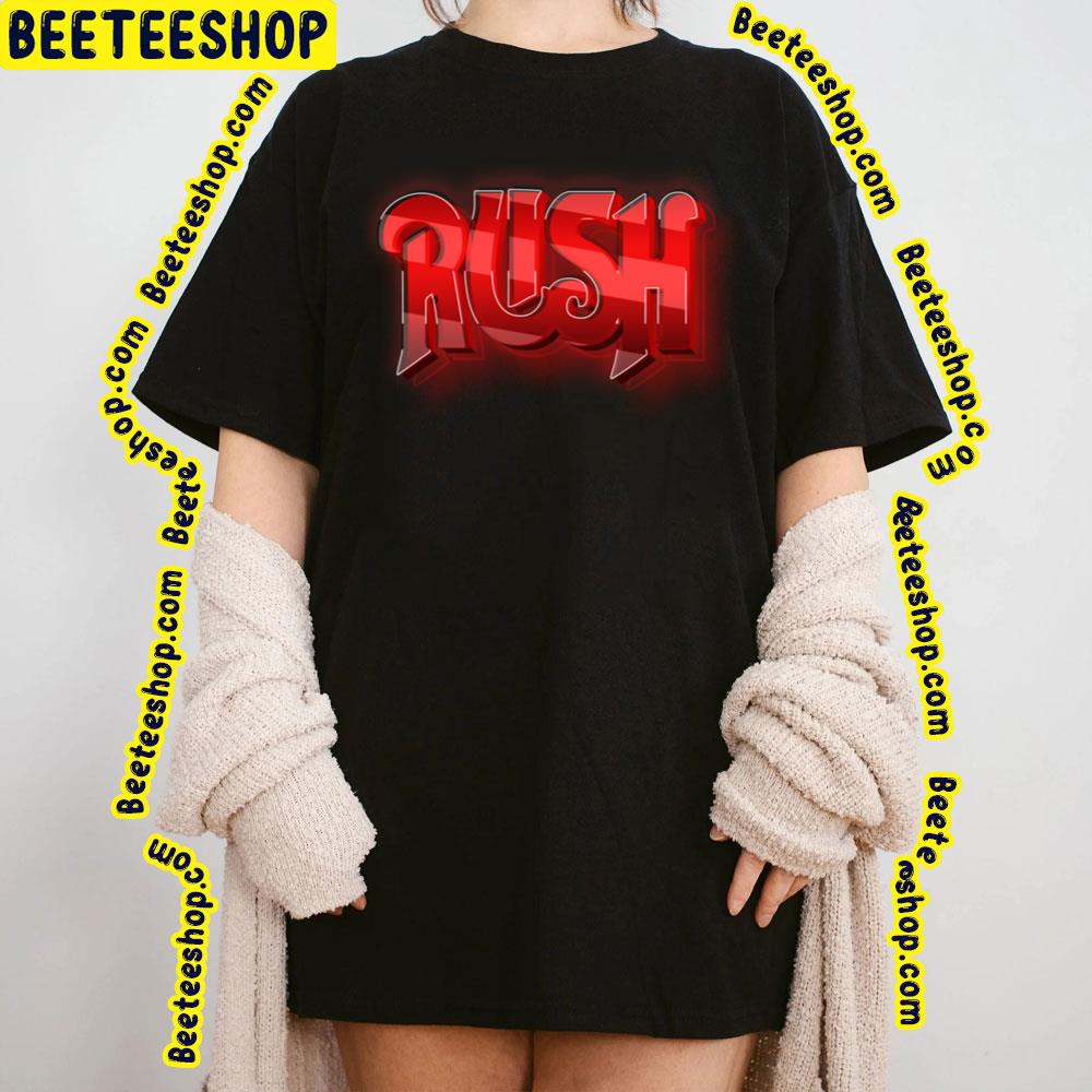 Red 3d Art Rush Logo Trending Unisex T-Shirt