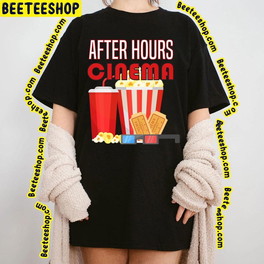 Red Art Cinema After Hours Trending Unisex T-Shirt