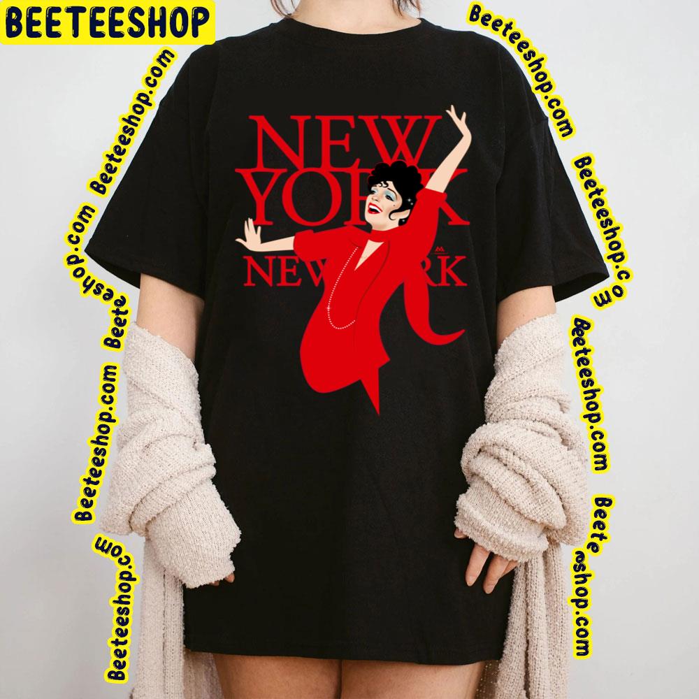 Red Art Girl New York New York Trending Unisex T-Shirt