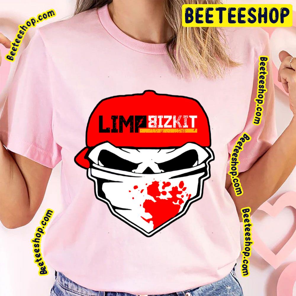 Red Art Hat Skull Limp Bizkit Trending Unisex T-Shirt