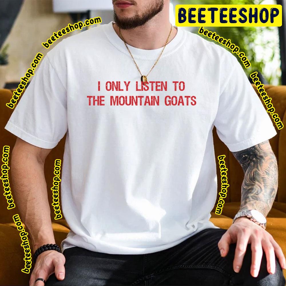 Red Text The Mountain Goats Trending Unisex T-Shirt