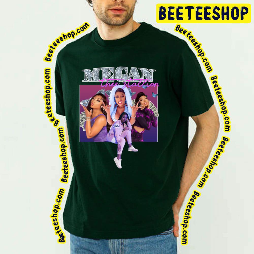 Retro Art Beautiful Girl Megan Thee Stallion Trending Unisex T-Shirt