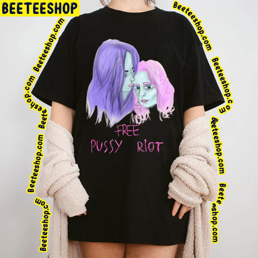 Retro Art Couple Free Pussy Riot Trending Unisex T-Shirt