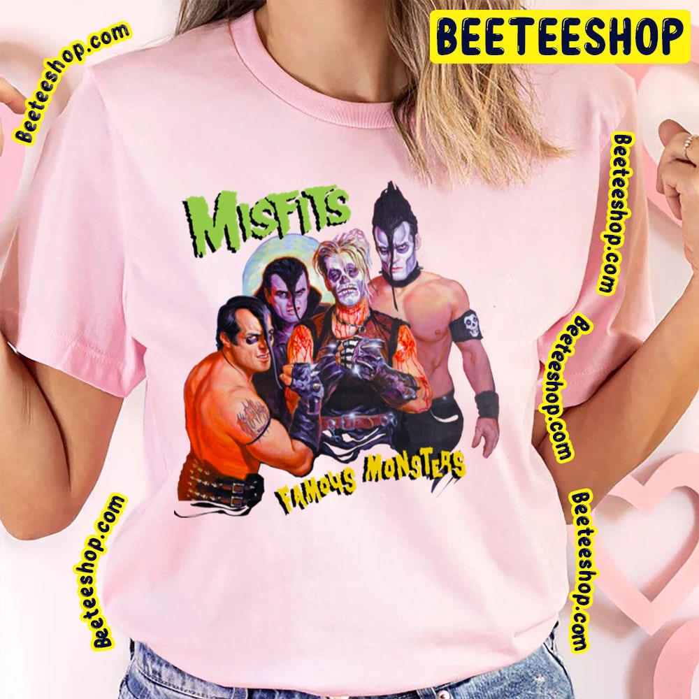 Retro Art Famous Monsters Misfits Trending Unisex T-Shirt