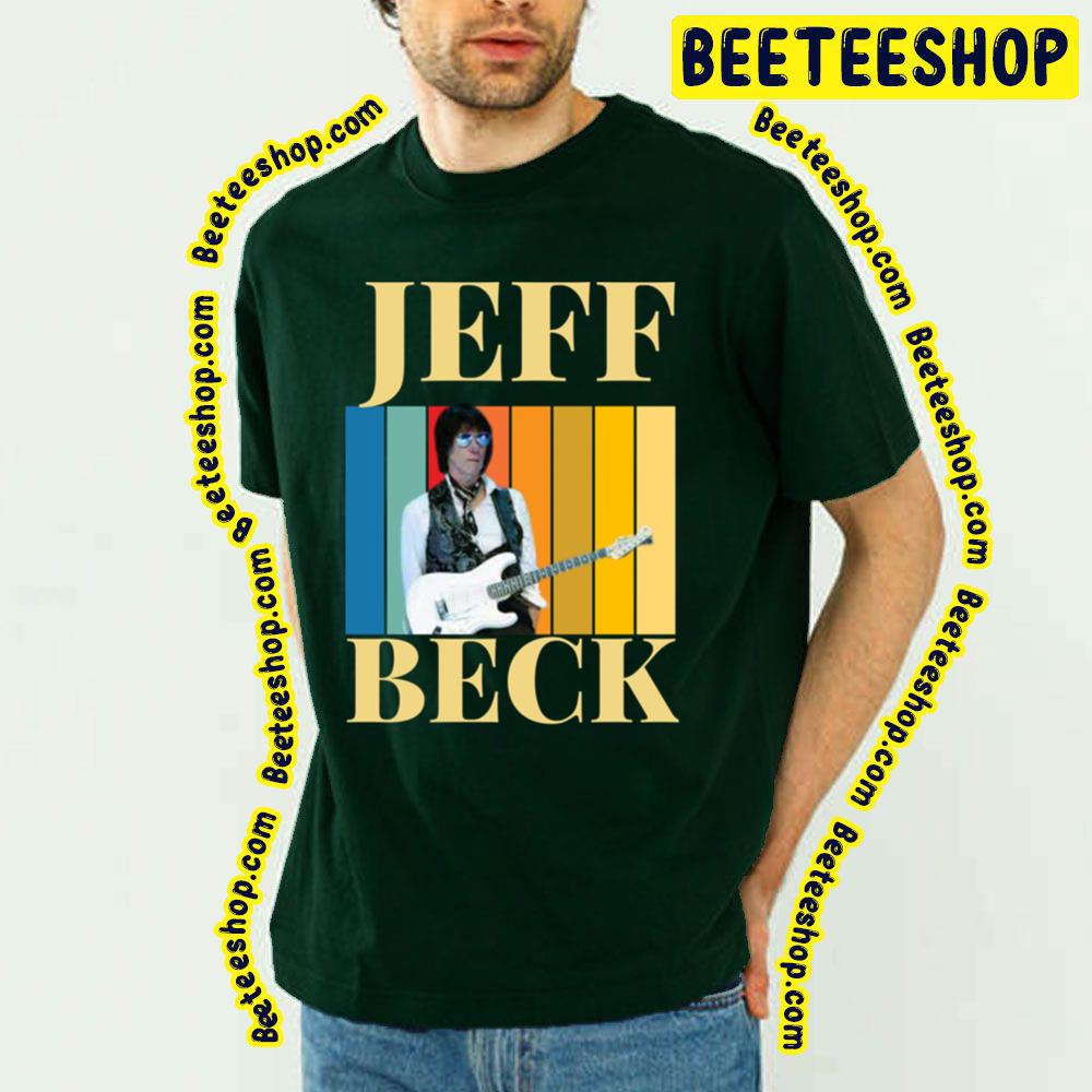 Retro Art Play Guitar Jeff Beck Band Trending Unisex T-Shirt