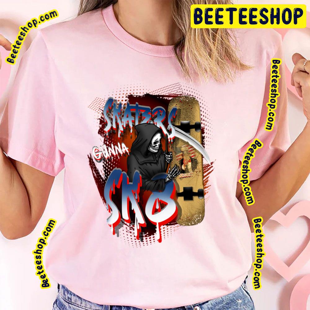 Retro Art Skull Skaters Gunna Trending Unisex T-Shirt