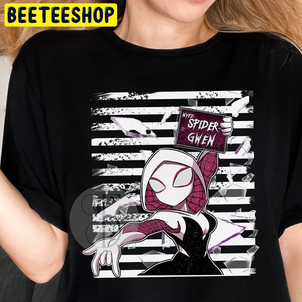 Spider-Gwen Spiderman Across The Trending Unisex T-Shirt