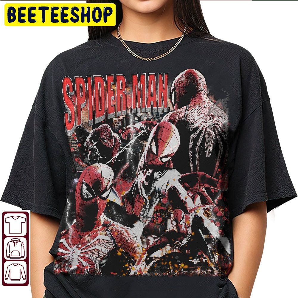 Spider Man 90s Vintage Spider Man Spider Man Trending Unisex T-Shirt