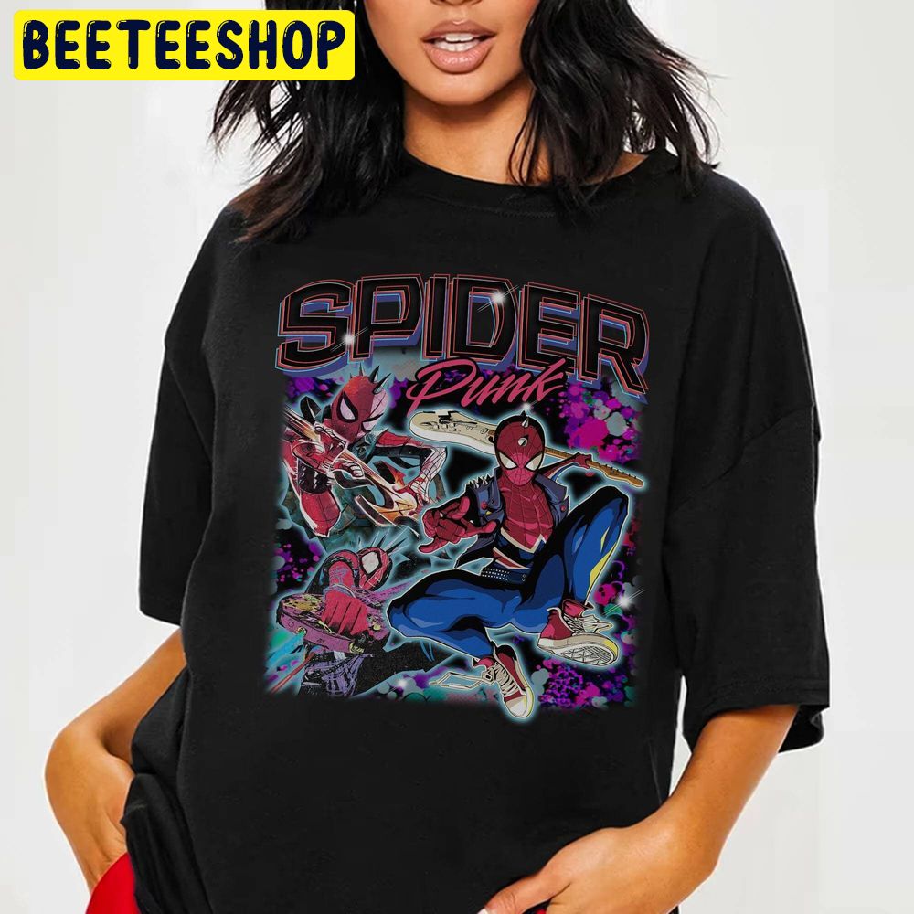 Spider Punk Spiderpunk Homage Vintage Spider Trending Unisex T Shirt Beeteeshop