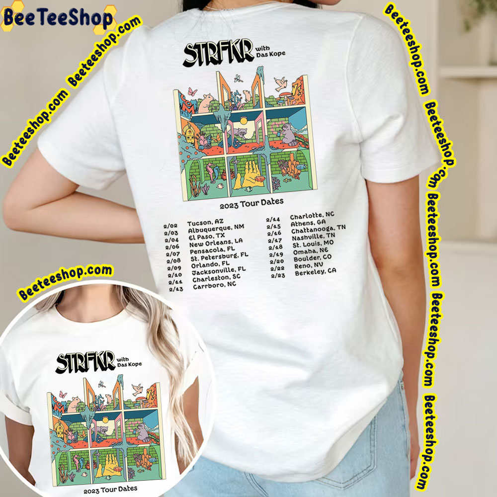 Strfkr 2023 Tour Dates Double Sided Trending Unisex T-Shirt