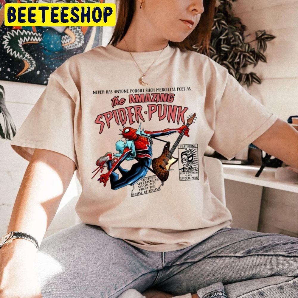 The Amazing Spider-Punk Spiderman Marvel Trending Unisex T-Shirt