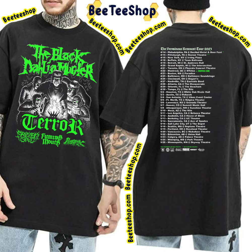 The Black Dahlia Murder 2023 Tour Double Sided Trending Unisex T-Shirt