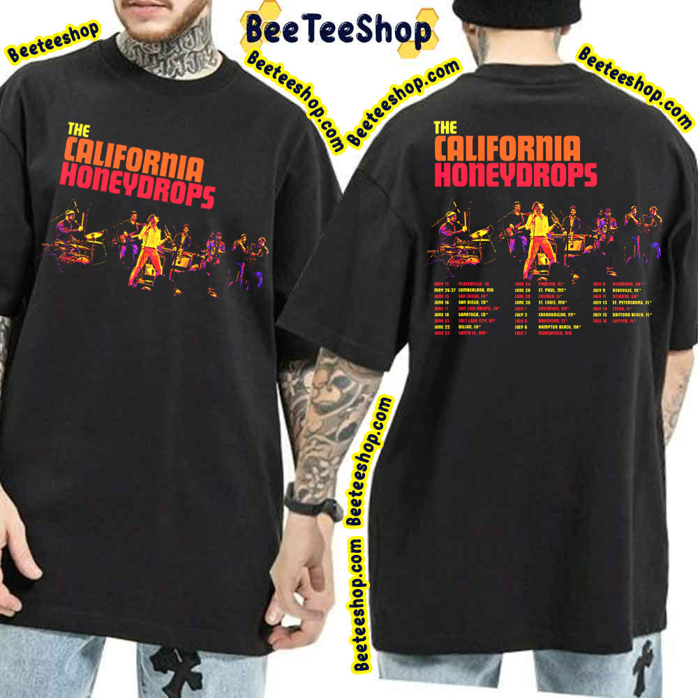 The California Honeydrops Tour 2023 Double Sided Trending Unisex T-Shirt