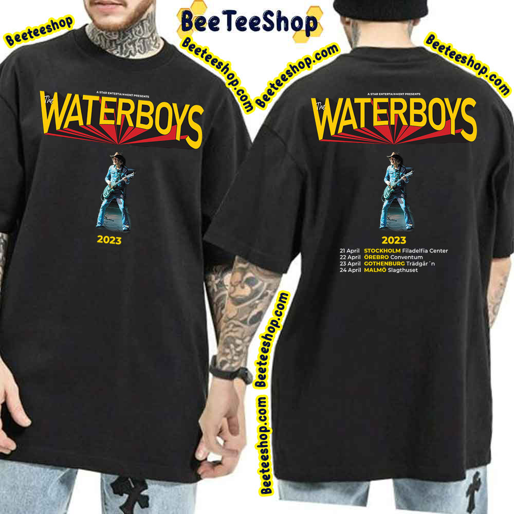 The Waterboys 2023 April Double Sided Trending Unisex T-Shirt