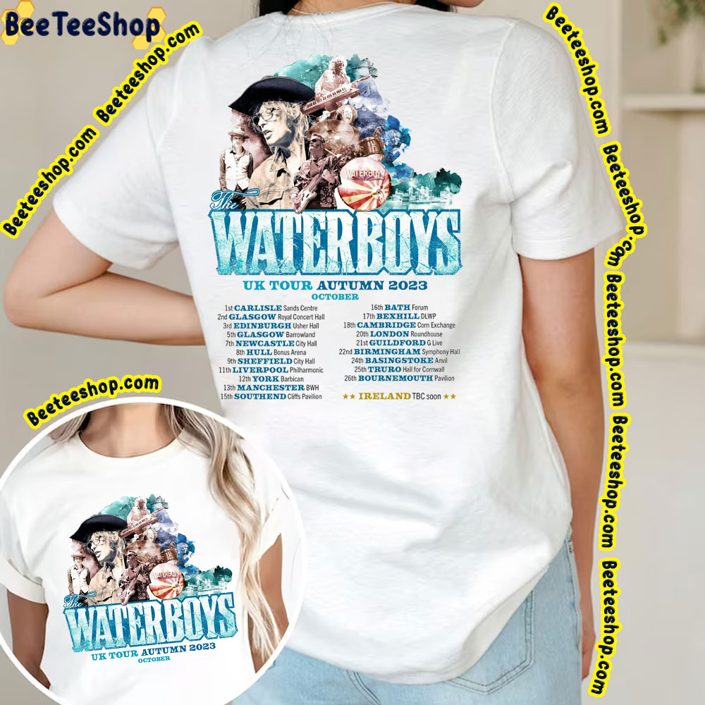 The Waterboys Winter 2023 Tour Double Sided Trending Unisex T-Shirt