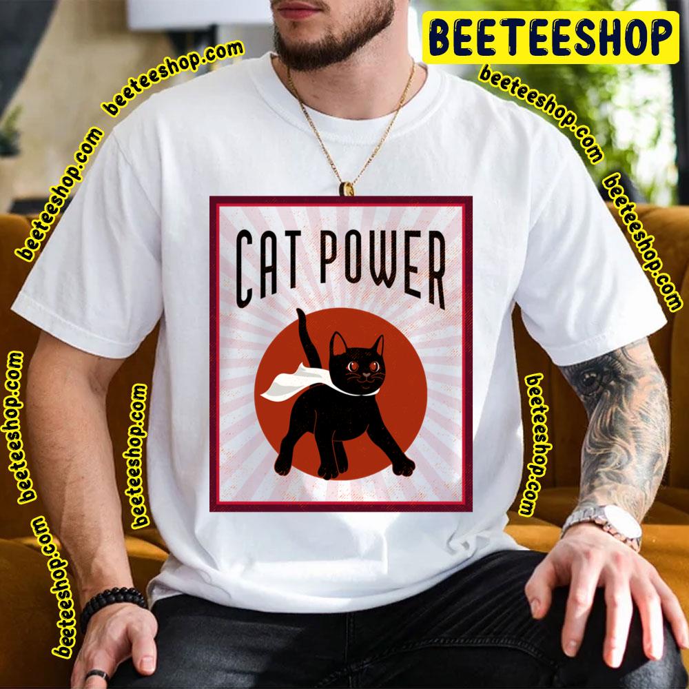 Vintage Art Animal  Cat Power Trending Unisex T-Shirt