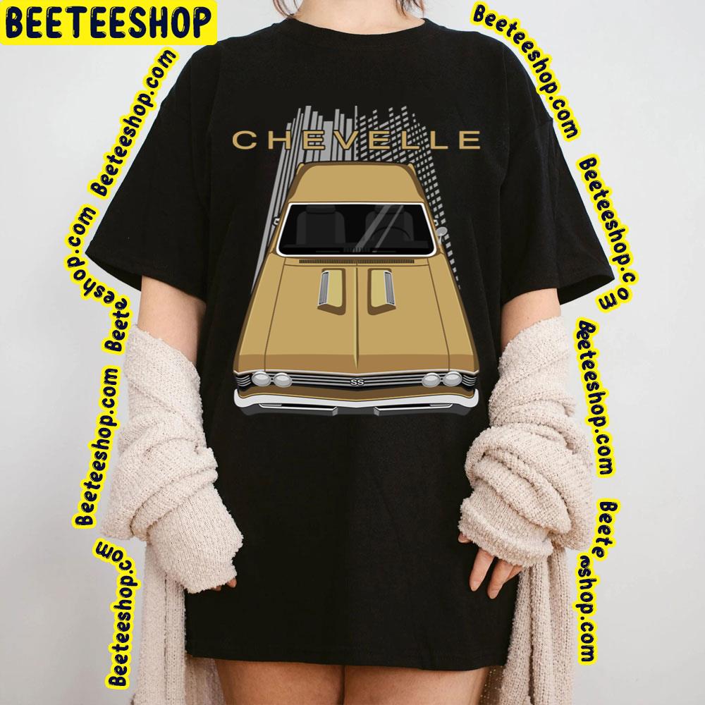 Vintage Gold Car Chevelle Trending Unisex T-Shirt