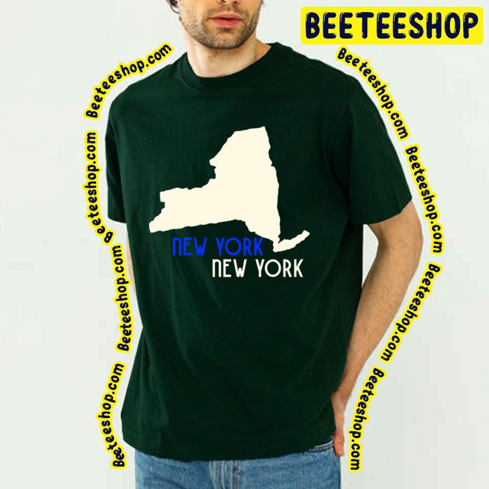 Vintage Map New York New York Trending Unisex T-Shirt