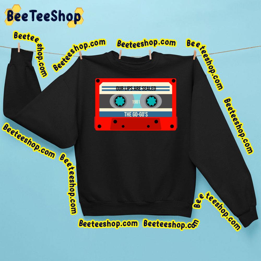 Vintage Red Cassette The Go Gos Trending Unisex Sweatshirt