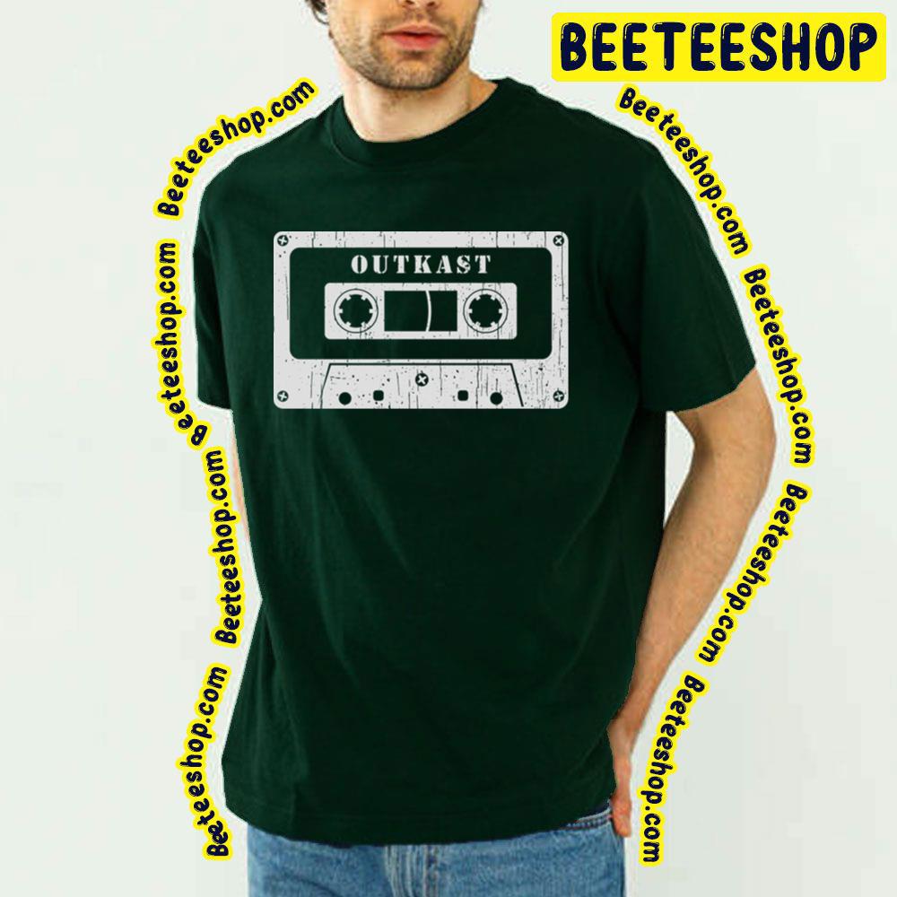 White Art Cassette Outkast Band Trending Unisex T-Shirt