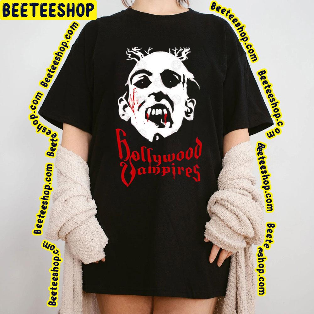 White Red Art Hollywood Vires Band Trending Unisex T-Shirt