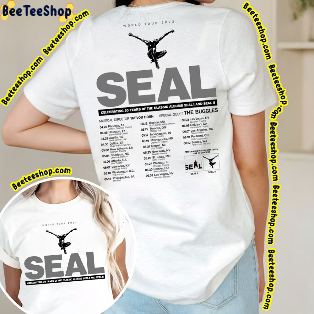World Tour 2023 Seal North American Tour Double Sided Trending Unisex T-Shirt