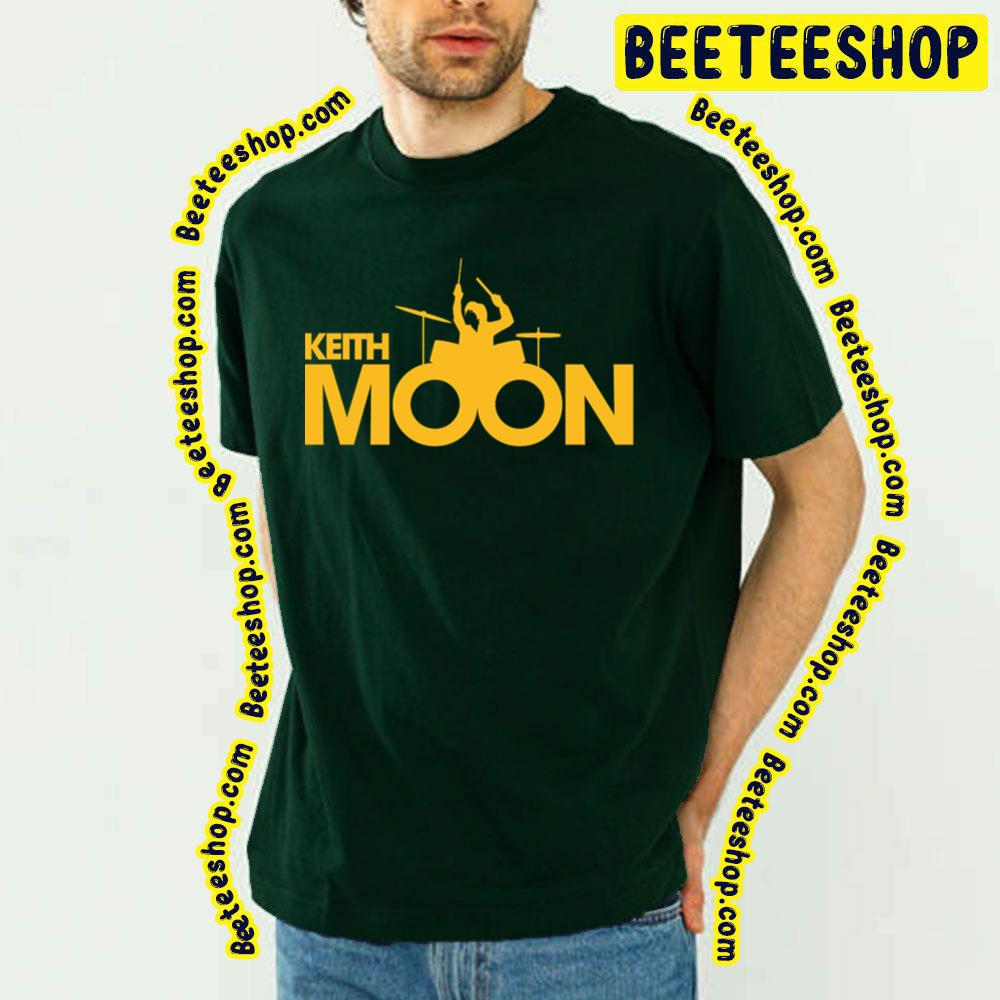 Yellow Art Keith Moon Logo Trending Unisex T-Shirt