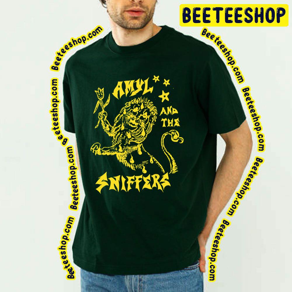 Yellow Art Lion Amyl And The Sniffers Trending Unisex T-Shirt