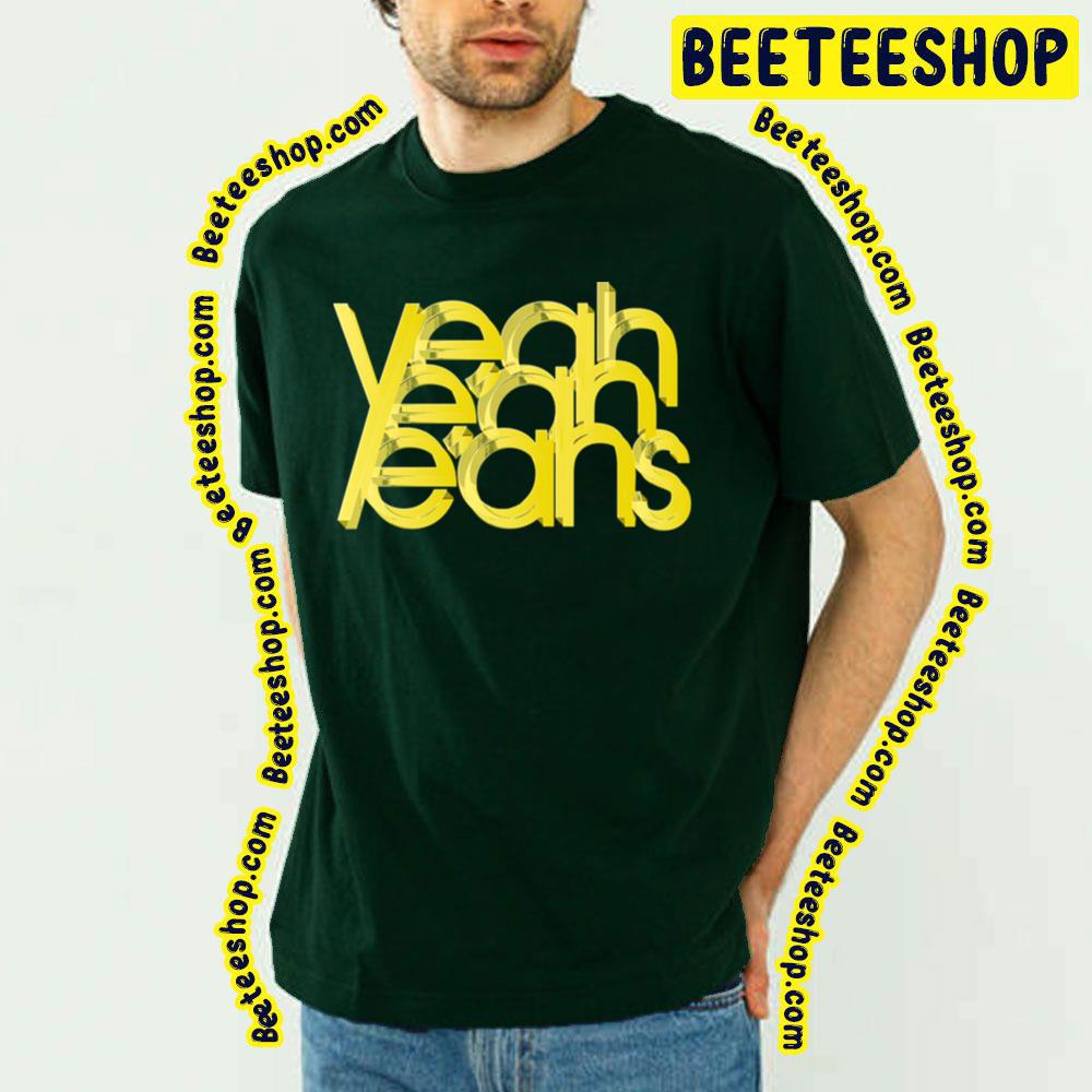 Yellow Text Yeah Yeah Yeahs Trending Unisex T-Shirt