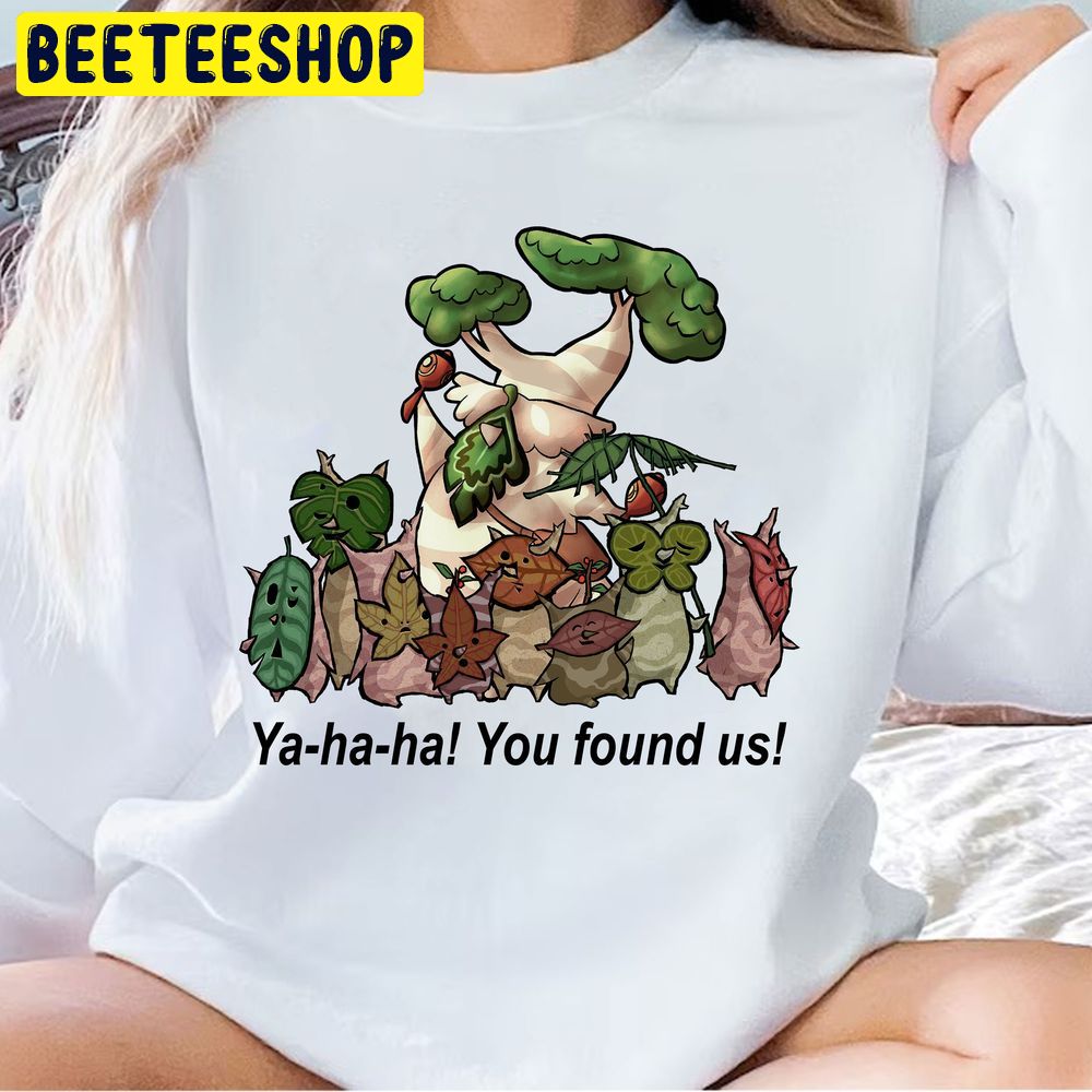 Zelda Korok Ya-Ha-Ha You Found Us Zelda Korok Trending Unisex Sweatshirt