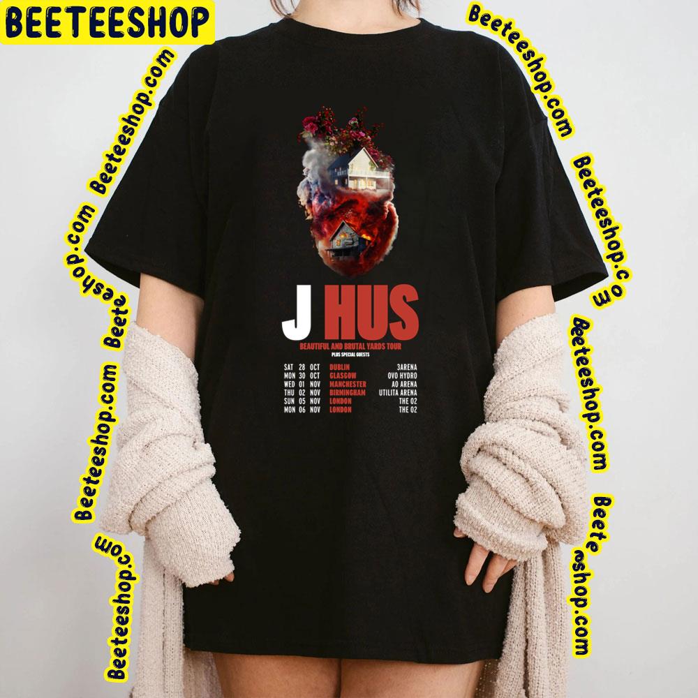 2023 Tour J Hus Beautiful And Brutal Yard Trending Unisex T-Shirt