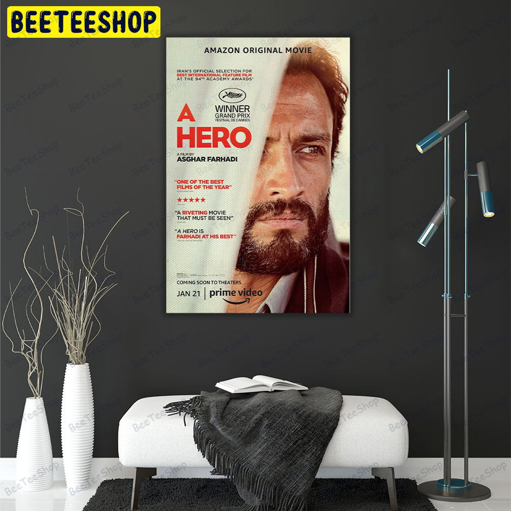 A Hero Asghar Farhadi Amir Jadidi Movie Portrait Canvas