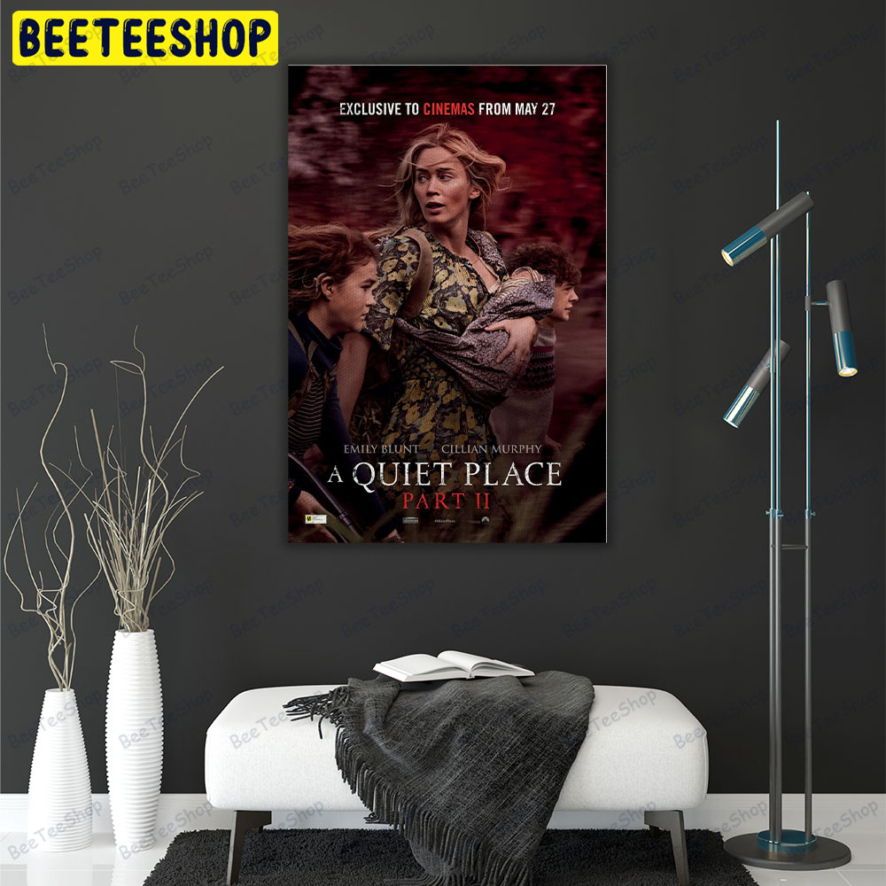 A Quiet Place Part Ii Emily Blunt Cillian Murphy Portrait Canvas