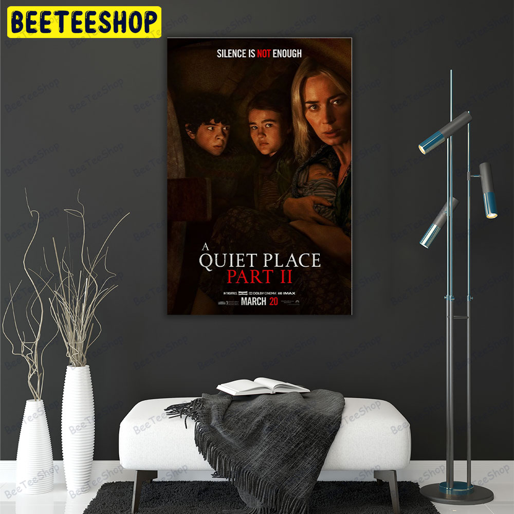 A Quiet Place Part Ii Emily Blunt Millicent Simmonds Portrait Canvas