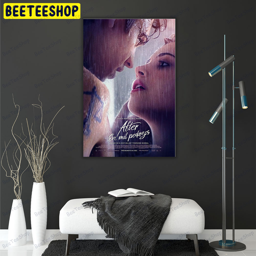 After We Collided Hero Fiennes Tiffin Josephine Langford Movie Portrait Canvas