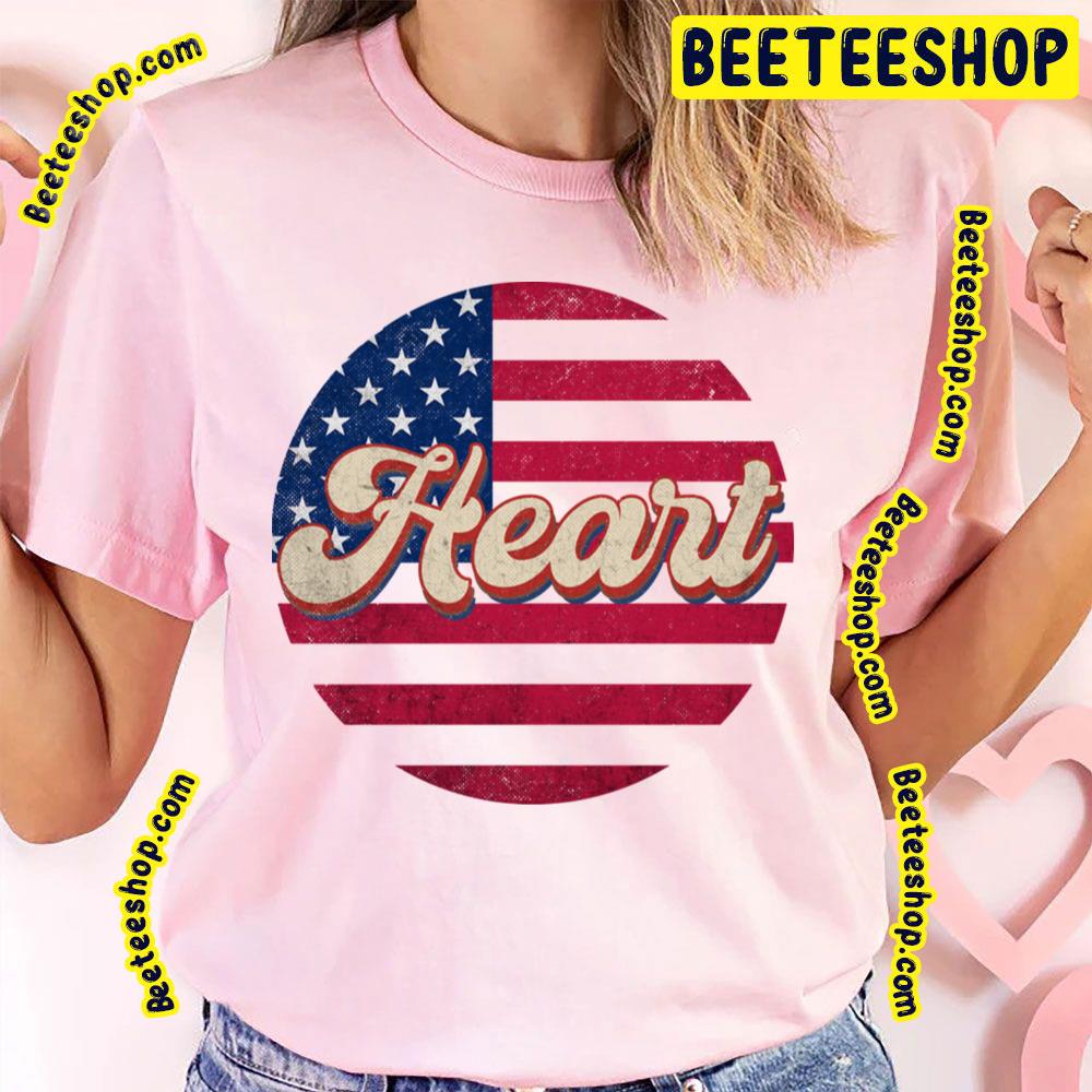 American Flag Heart Trending Unisex T-Shirt