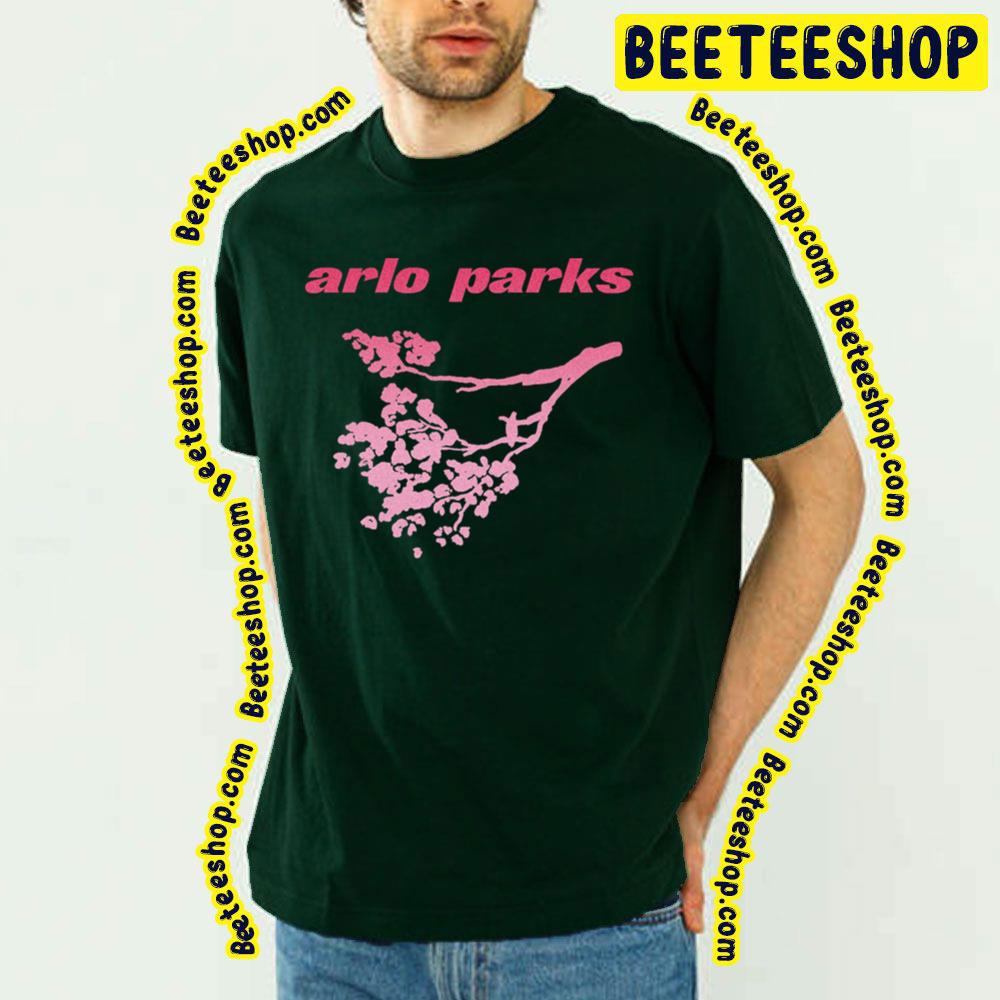 Arlo Parks Merch Black Cherry Blossoms Photo Trending Unisex T-Shirt