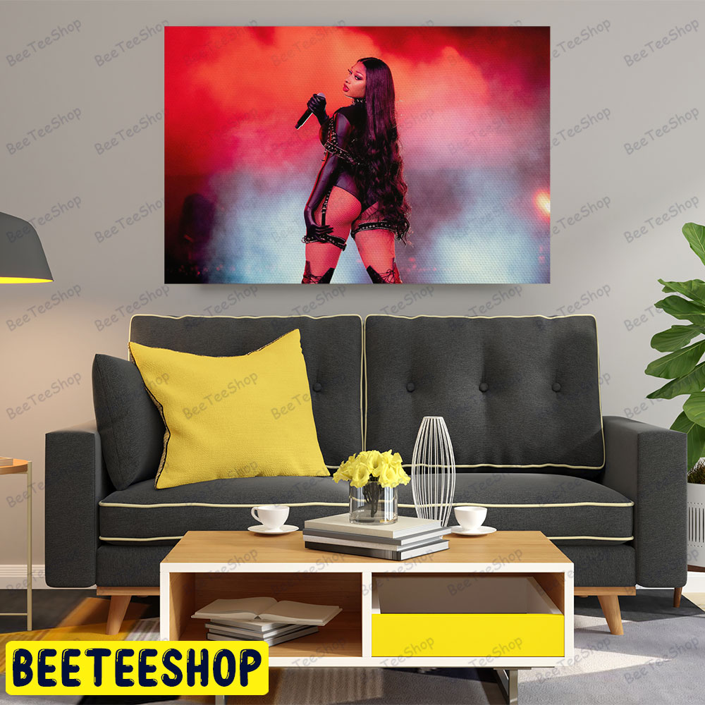 Art Megan Thee Stallion Megan Pete Rapper Music Landscape Canvas