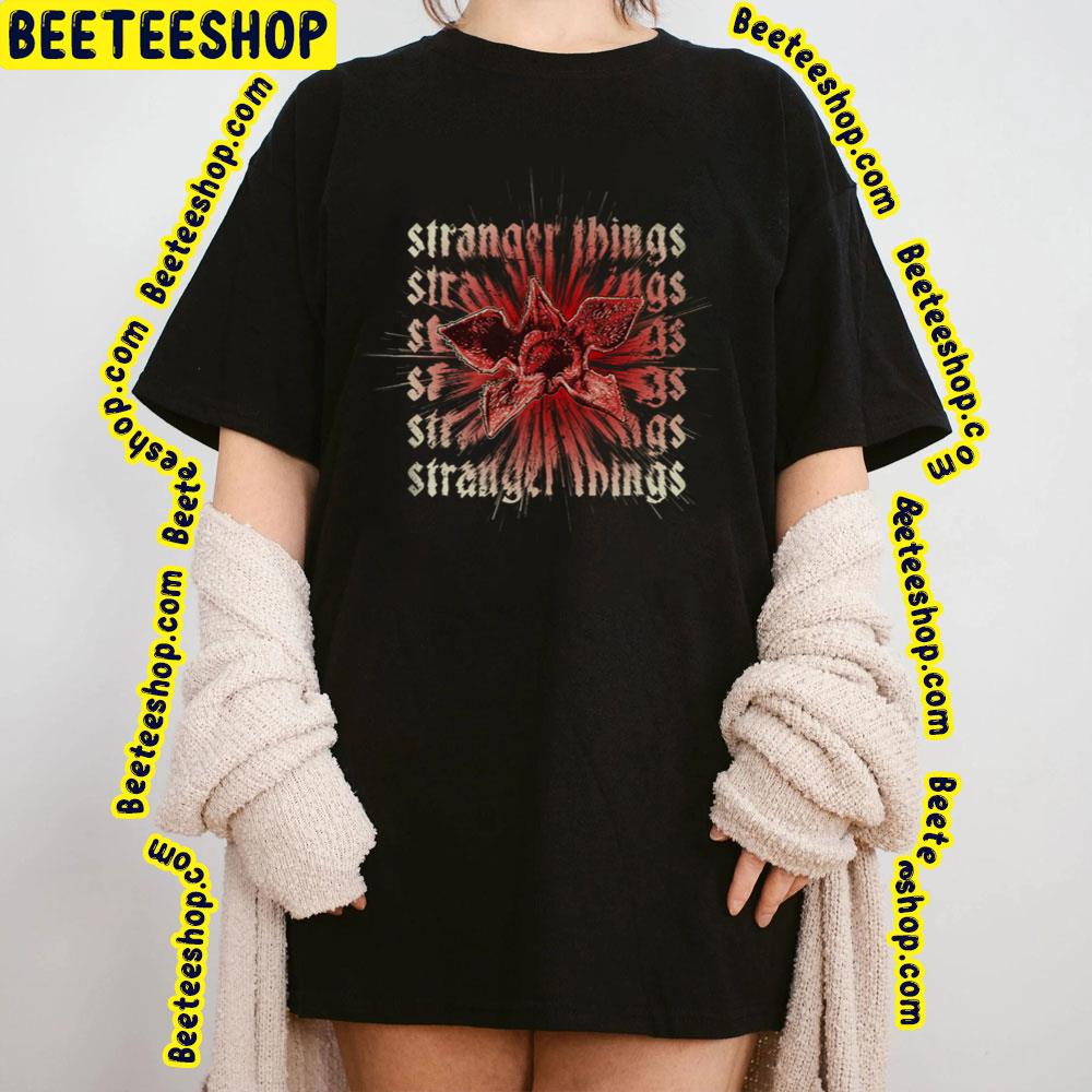 Art Stranger Things Demogorgon Stack Trending Unisex T-Shirt