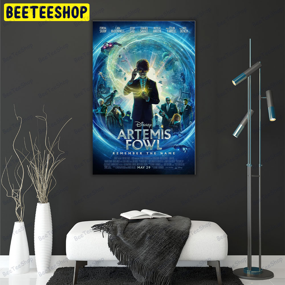 Artemis Fowl Ferdia Shaw Disney Movie Portrait Canvas