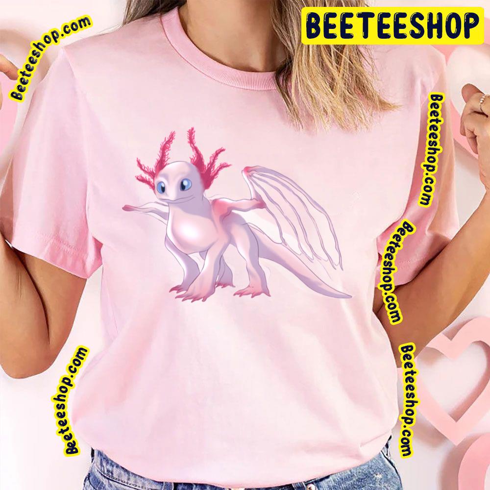 Axolotl Dragon Pink Trending Unisex T-Shirt