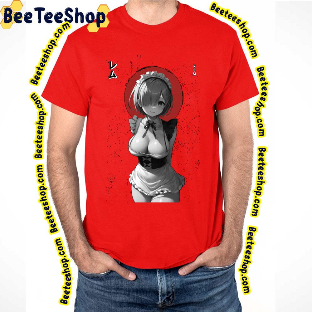 Back And Red Rem Re Zero Trending Unisex T-Shirt