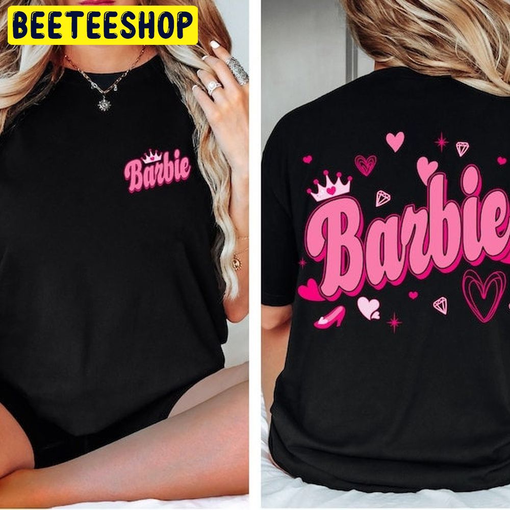 Barbie Heart Ken 2023 Come On Barbie Double Sided Trending Unisex T-Shirt