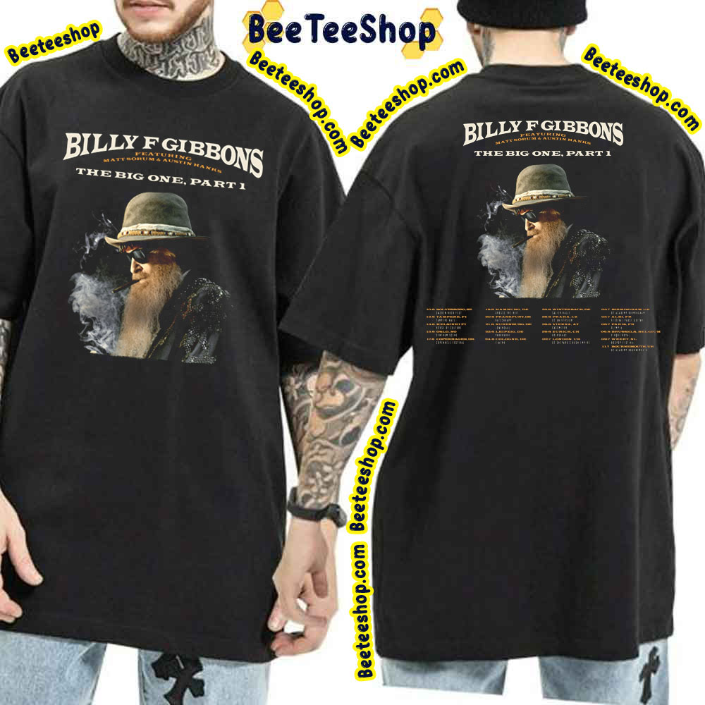 Billy Gibbons The Big One 2023 Double Sided Trending Unisex T-Shirt