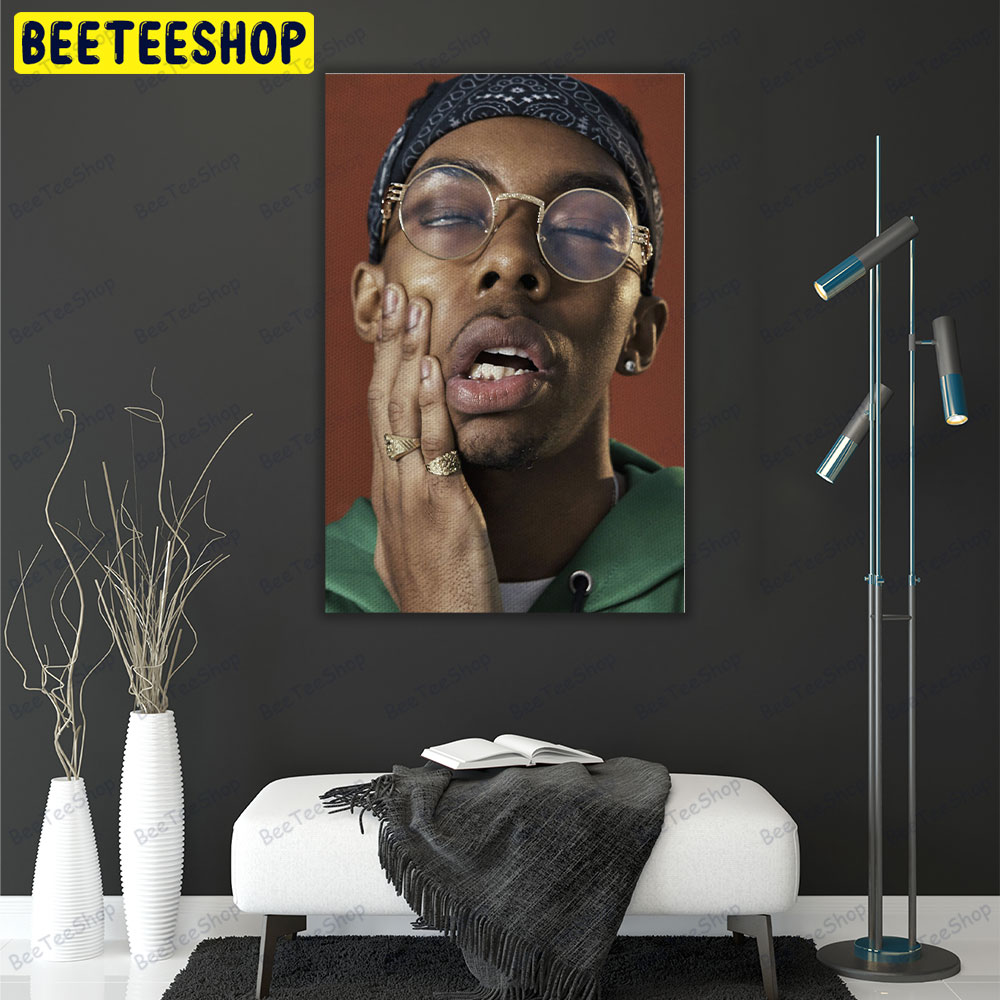 Bishop Nehru Markel Scott Rapper Music Design Portrait Canvas