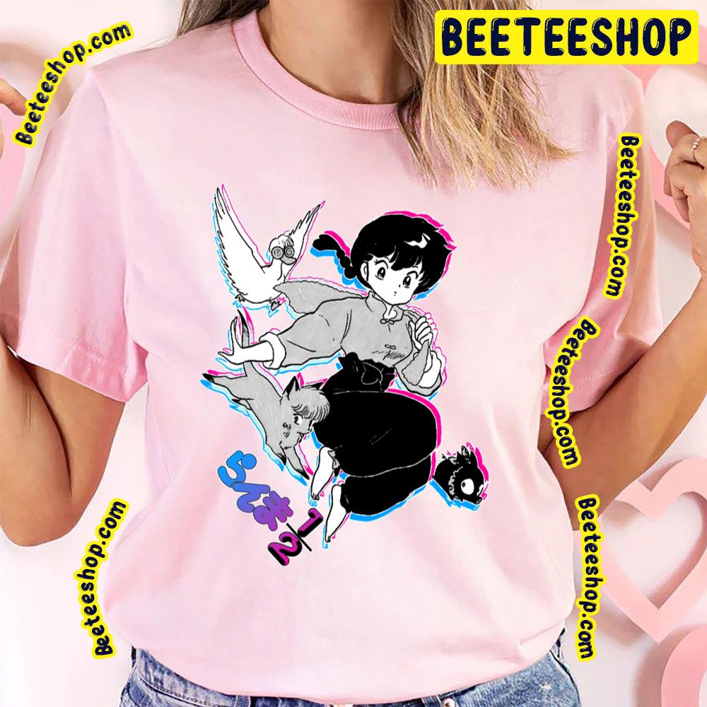 Black Neon Ranma Trending Unisex T-Shirt