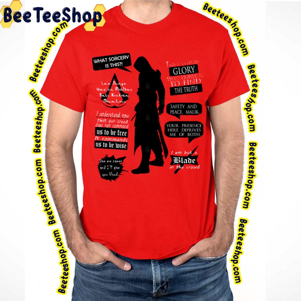 Black Quotes Assassin’s Creed Valhalla Trending Unisex T-Shirt